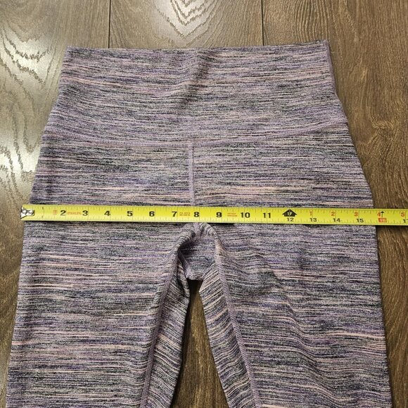 Lululemon High Times Pant Space Dye Camo Tender Violet Black Leggings Size 6 - Picture 7 of 14